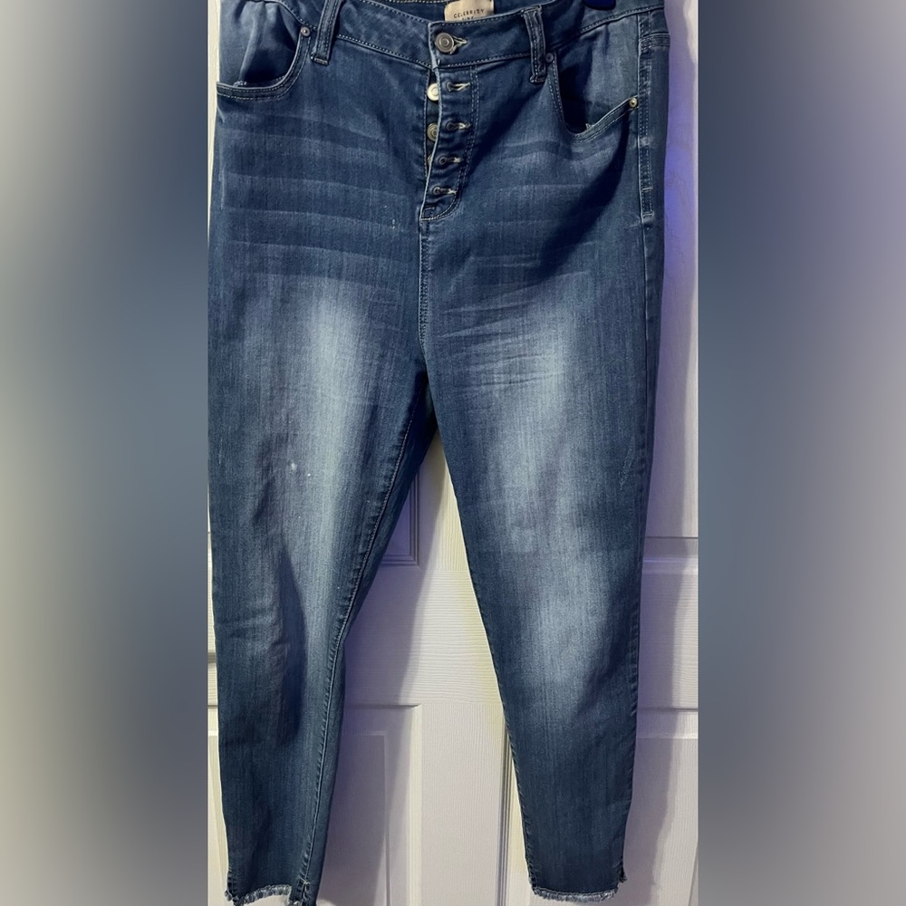 Celebrity Pink Button Fly Jeans 13/31 $35 OBO